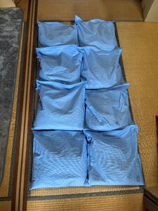 竹炭 床下調湿用 1畳用 8袋(1袋竹炭10L)｜竹炭 消臭 調湿 ポーラス竹炭 タンスの中 匂い取り 湿気対策 [0609]