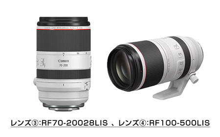 Canon キヤノン カメラレンズセット EOS R5Mark2 RF15-3528LIS RF24-10528LISZ RF70-20028LIS RF100-500LIS | ミラーレス 一眼レフ