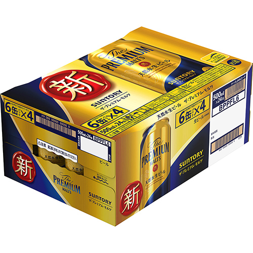 《12ヶ月定期便》〈天然水のビール工場〉京都直送 ザ・プレミアム・モルツ500ml×24本 全12回 [1426]_イメージ4