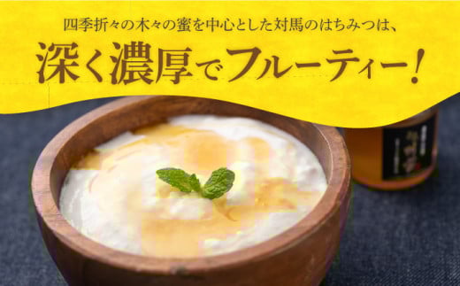 【令和5年産ハチミツ】国産 対馬 和蜂 はちみつ 4種 食べ比べ セット 《対馬市》【特定非営利活動法人 對馬次世代協議会（対馬コノソレ）】 蜂蜜 ハチミツ 日本ミツバチ 二ホンミツバチ [WAM01
