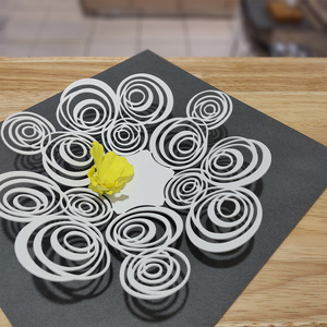 Plie circle　bowl_S （プリエ 　サークル　ボール_エス） トレイ  EB8-0734