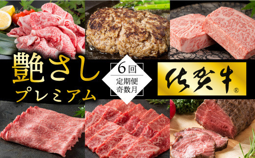 
【お肉の定期便】佐賀牛を隔月奇数月に6回お届け
