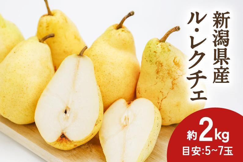 【2024年先行予約】新潟県産 ル・レクチェ 約2kg 幻の洋梨《11月下旬～順次発送》