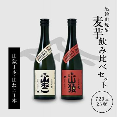 ふるさと納税 木城町 焼酎尾鈴山(山ねこ1本・山猿1本)各720ml