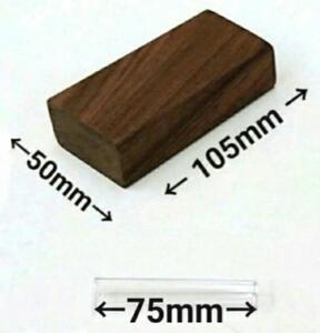 一輪挿し フラワーベース 花瓶 木製 和風 ２個セット 長方形