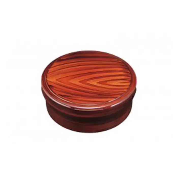 紀州漆器 茶櫃 紀州木目塗 約32cm ［YS31］