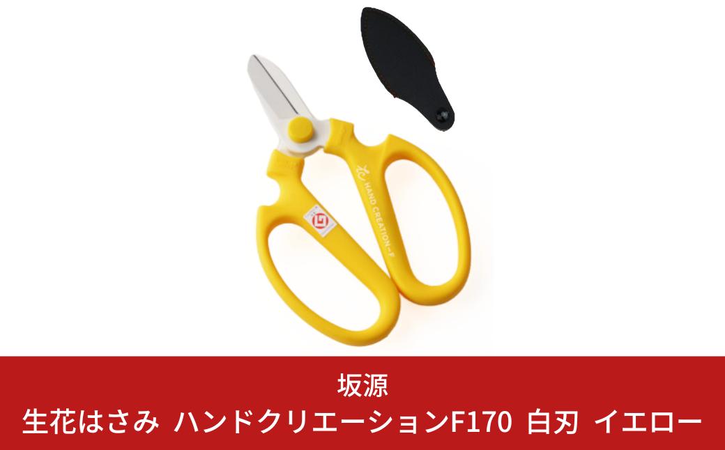 
            生花はさみ ハンドクリエーションF170 イエロー 花ハサミ 園芸ハサミ 生花用 園芸用品 ガーデニング用品 [坂源] 10000円以下 1万円以下 【010S382】
          