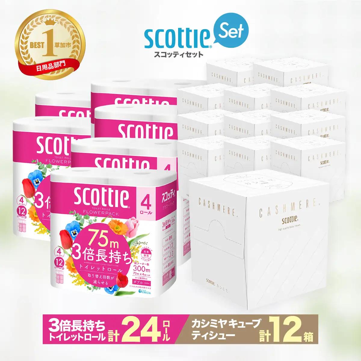 トイレットペーパー ティッシュペーパー 日用品セット3 草加市