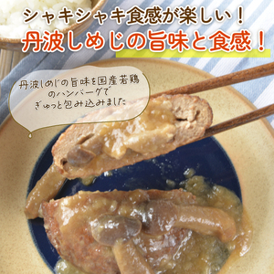 丹波しめじハンバーグ 和風オイスターソース 10袋 1個当たり150g 温めるだけ 10個 セット 国産 湯煎 電子レンジ レンジ レンチン 簡単 調理 無添加 京都 京丹波 丹波しめじ 小分け 冷蔵