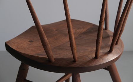 Crescent chair［walnut］ | 椅子 椅子 木工yamagen