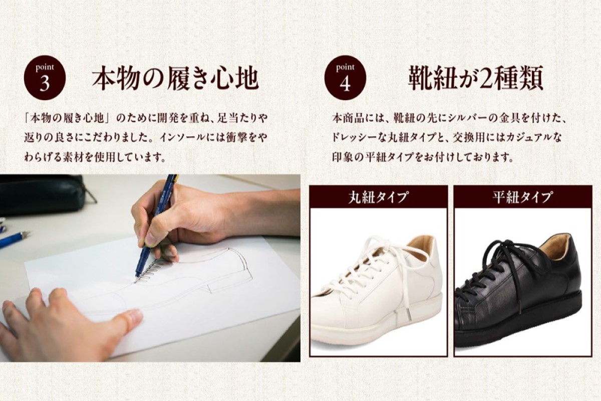 100周年マドラス 浅草ハンドメイド婦人靴 MAL0034　レザースニーカー (サイズ：22.5cm、カラー：ホワイト)