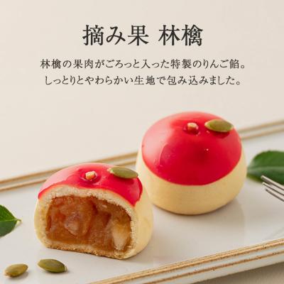 ふるさと納税 京都市 【鼓月】摘み果 林檎 12個入|京都 和菓子 有名店 人気セット 和菓子 |  | 01