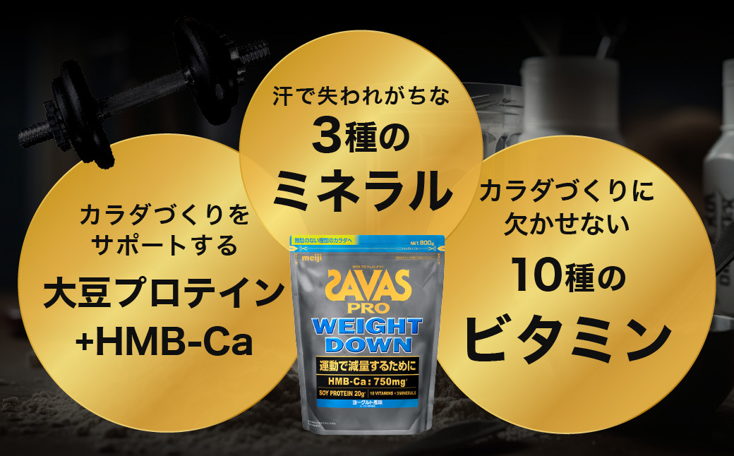 定期便【2ヶ月毎に3回お届け】ザバスアスリートウェイトダウンヨーグルト風味（800g）