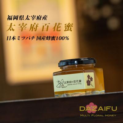 ふるさと納税 太宰府市 太宰府百花蜜 日本ミツバチ 国産蜂蜜100% 140g×2個