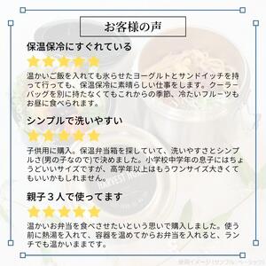抗菌 真空 保温 保冷 弁当箱 [抗菌真空ステンレスランチボックス] 820ml 2段 STLB1AG_4973307550317 552441 14-019