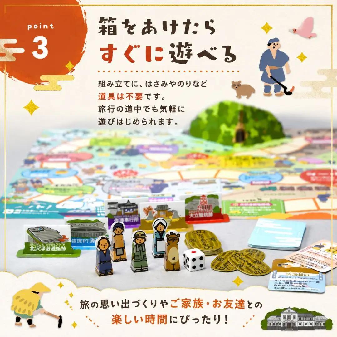 佐渡島金山すごろく ボードゲーム | 新潟県 さど ゲーム