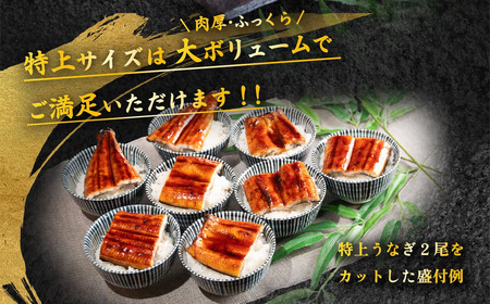 【01月発送】国産うなぎ蒲焼 特上カットうなぎ 6パック 550g以上 山椒付き 鰻 ウナギ たれ タレ たっぷり うな重 鰻重 ひつまぶし