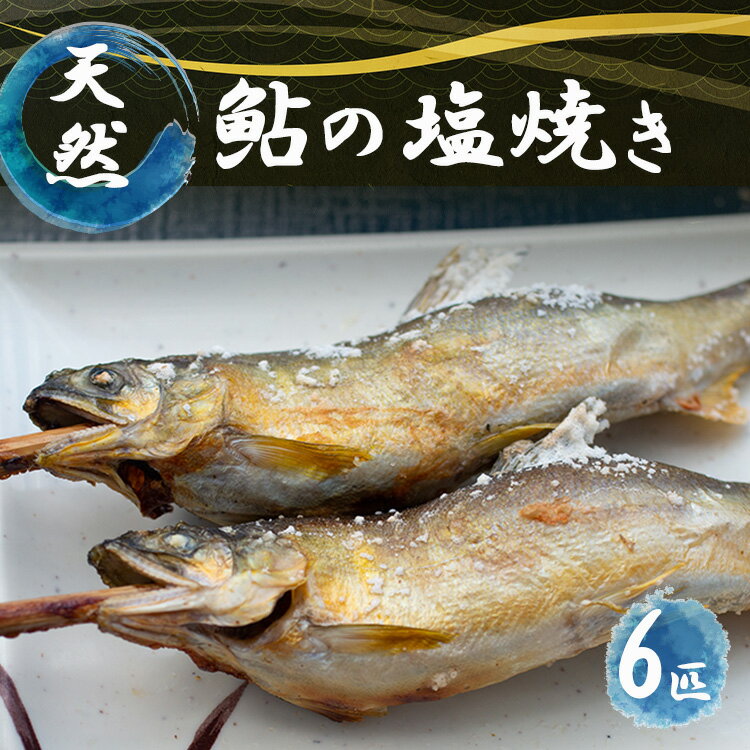 【ふるさと納税】冷凍 天然鮎の塩焼き 6匹 (あかねや) ｜川魚 魚 さかな サカナ 天然鮎 あゆ アユ 冷凍便 奈良県 五條市