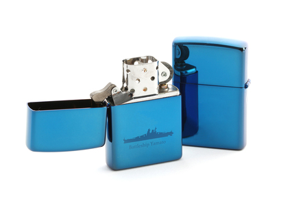 戦艦大和 ZIPPO／戦艦大和ZIPPOブルーサファイア ku186-047-r