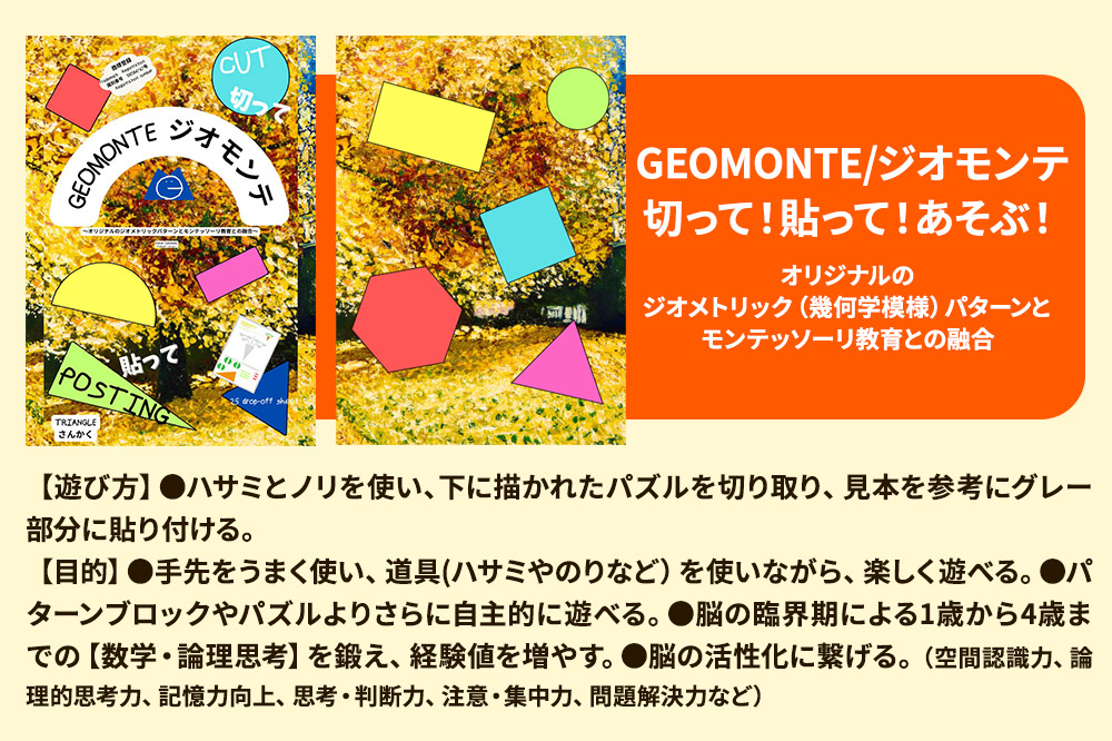GEOMONTE ジオモンテ 幼児小学生教材 教師用・保護者用 ガイド