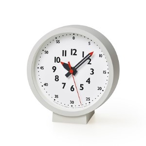 置き時計 受賞多数 時計 fun pun clock for table YD18-04 掛け時計 Lemnos レムノス 壁掛け時計 インテリア 富山県高岡市  FAD-0384