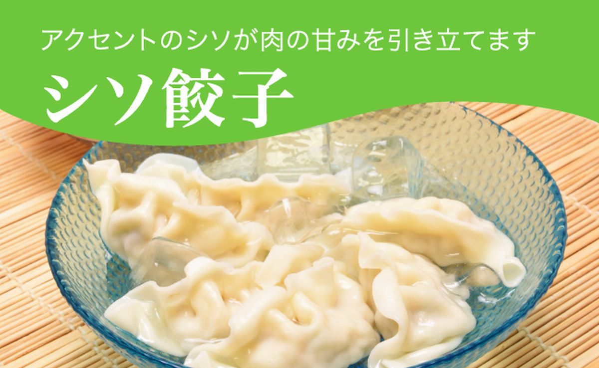 「宇都宮餃子館」シソ餃子 960ｇ（４８個）ギョーザ 冷凍餃子 冷凍食品 グルメ 食品 惣菜 中華惣菜 点心 中華 送料無料