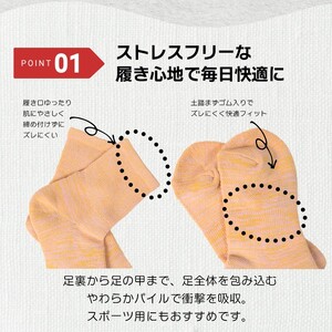 もっちり靴下 薄手 婦人用 3足 カラーおまかせ