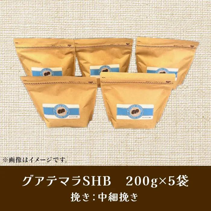 こだわりコーヒー（グアテマラSHB）1kg （中煎り）