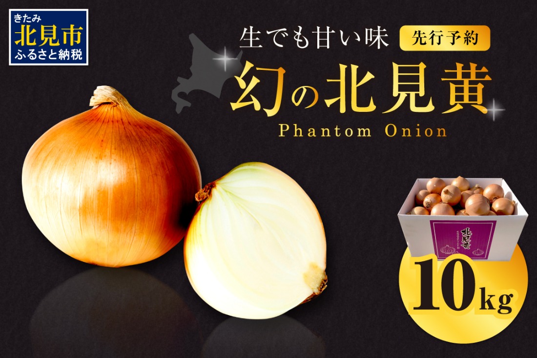 【予約：2025年9月下旬から順次発送】幻の北見黄 北海道北見産 10kg ( 野菜 たまねぎ 玉ねぎ タマネギ Lサイズ 10キロ 詰合せ )【002-0004-2025】