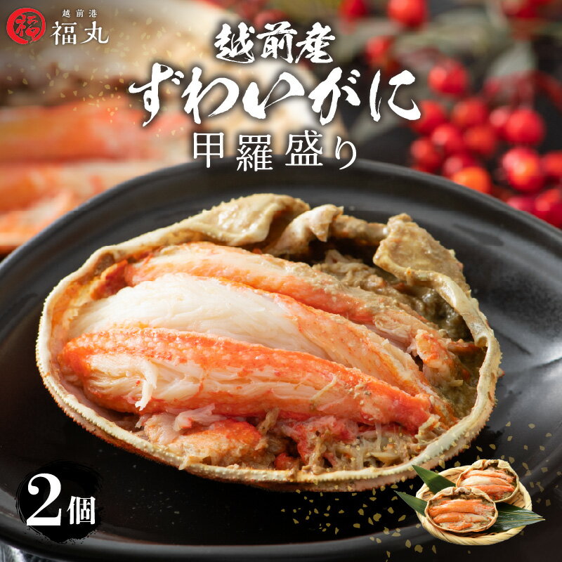 【ふるさと納税】ずわいがに 甲羅盛り × 2パック 福井の網元漁師「福丸」が厳選【ずわいがに 雄】【越前がに ズワイガニ かに カニ 蟹 むき身 お取り寄せ グルメ】 [e15-a004]