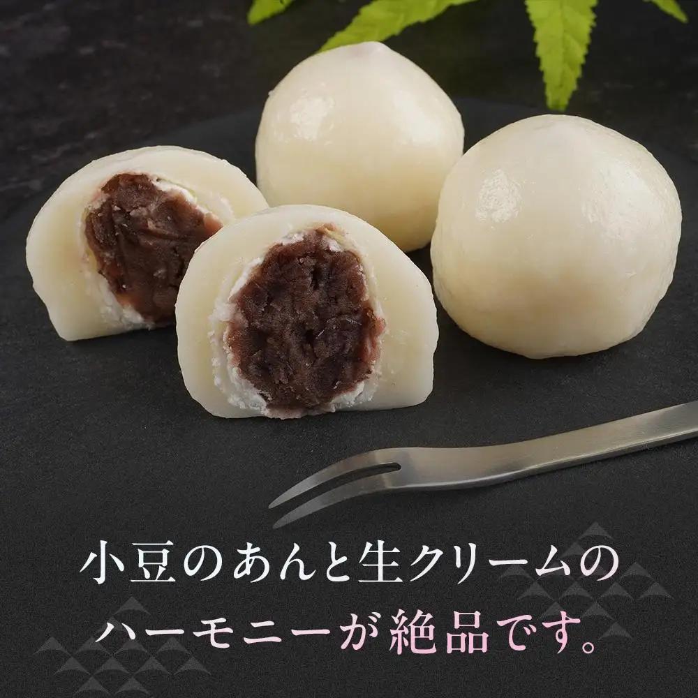 【3回定期便】お菓子 和 大福 生クリーム 雪ふたえ 12個 【ささもり おかし 食品 和 贈り物 宮城県 名物 銘菓 小豆 ふるさとの味 人気 おすすめ 送料無料】 お菓子 ｜ ささもり 和菓子 贈