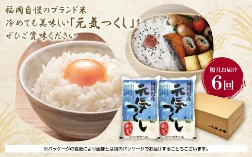 Z17-81 無洗米 元気つくし10kg定期便(隔月・年6回)