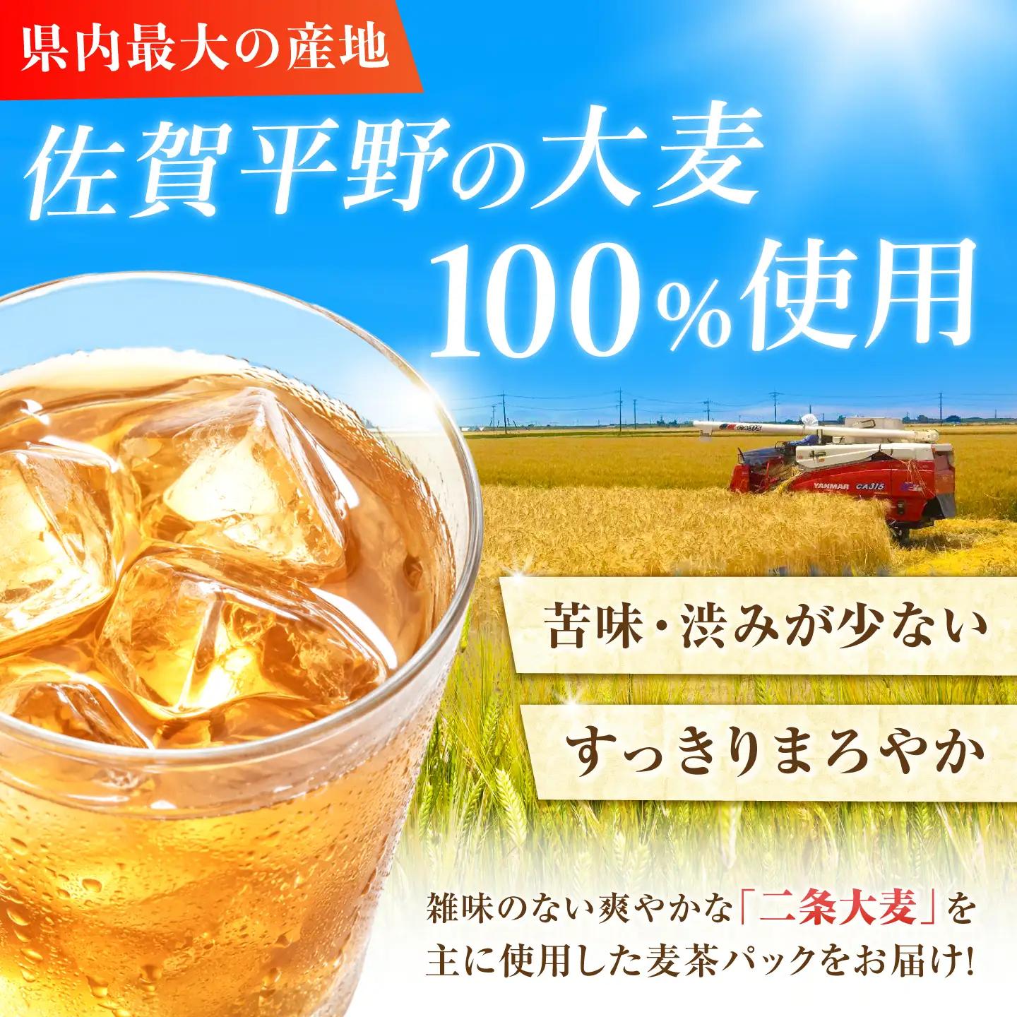 佐賀県産麦茶 520g（10g×52パック）6本 / 佐賀県 / 三栄興産株式会社[41ABAK002]