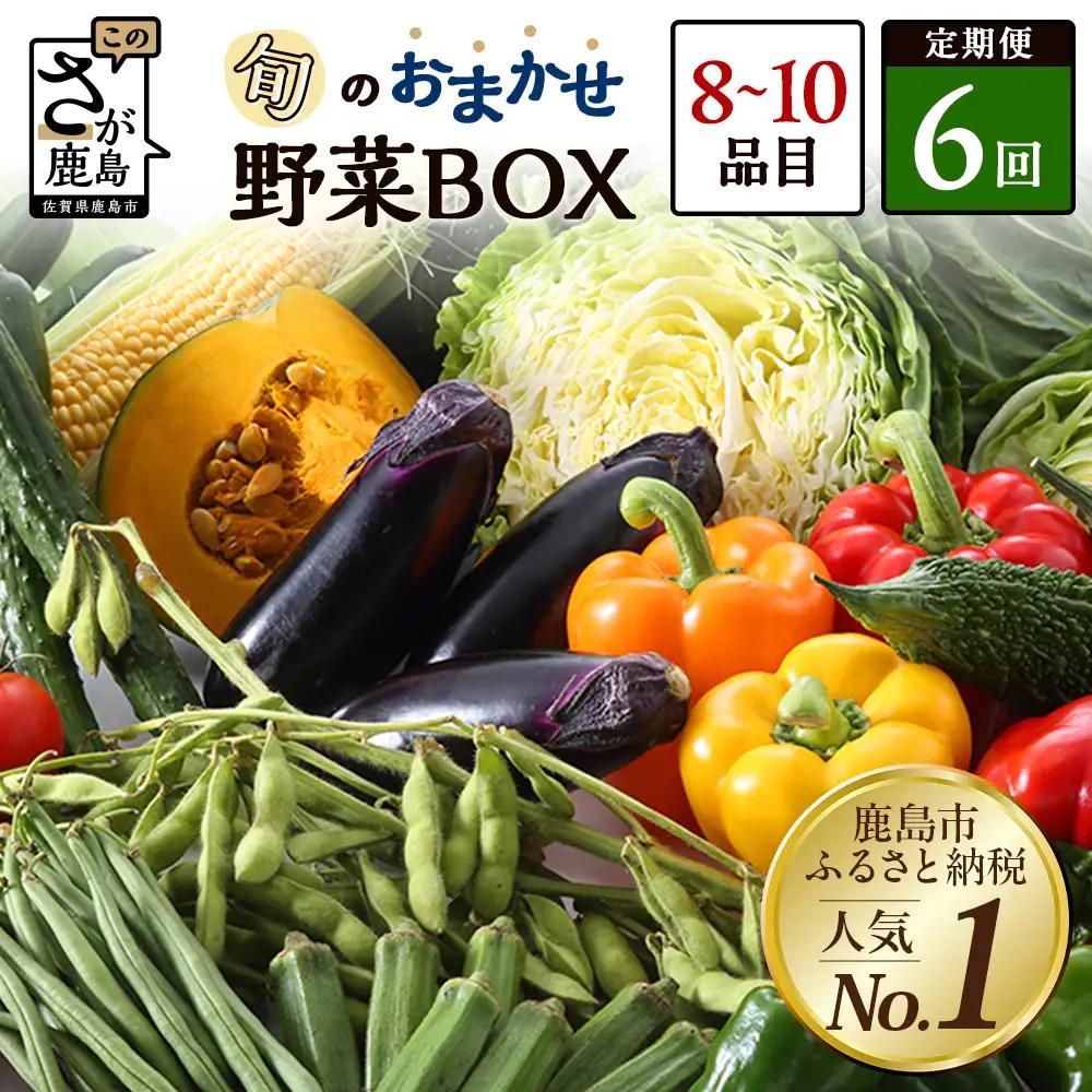  【６ヶ月定期便】旬のおまかせ 野菜BOX 野菜定期便 旬の野菜 詰合せ 野菜 新鮮 野菜 8～10品目E-72