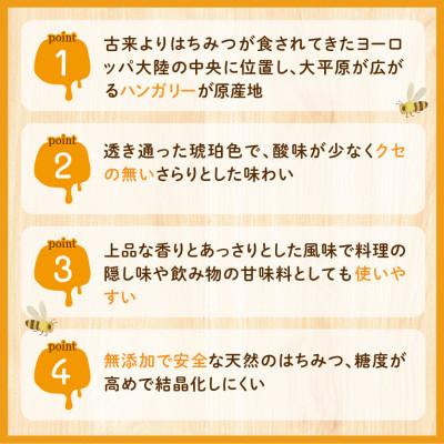 ふるさと納税 山梨市 特選ハンガリー産アカシアはちみつ 1kg |  | 02
