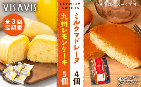 【全3回定期便】VISAVIS 菓子2種セット 計9点 ＜株式会社シークス＞那珂川市 バターケーキ バタークリームケーキ バターケーキ バタークリームケーキ [GAU007] 28000 28000円