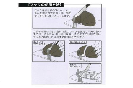 万能包丁　楽　（驚きのラク切り！補助具付）　 H10-116