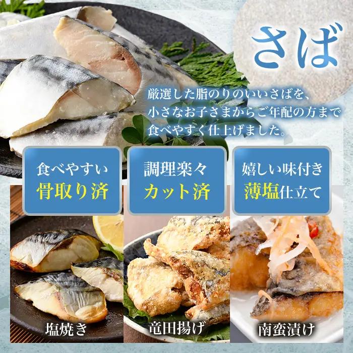 生活応援 サーモン切り落とし5枚付き！【定期便・全6回(連続)】骨取り さば切身と鮭カットのセット(総量約8.1kg)鮭 小分け 冷凍 サーモン シャケ サケ サバ 鯖 骨なし 骨取り セット 魚 魚