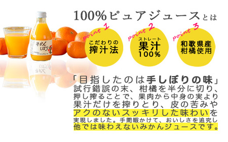 伊藤農園 100％ピュアジュース みかんしぼり180ml×20本(B442-3)