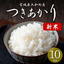 【ふるさと納税】＜令和6年産 新米＞ つきあかり 10kg お米 おこめ 米 コメ 白米 ご飯 ごはん おにぎり お弁当【赤間農業開発株式会社】ta460