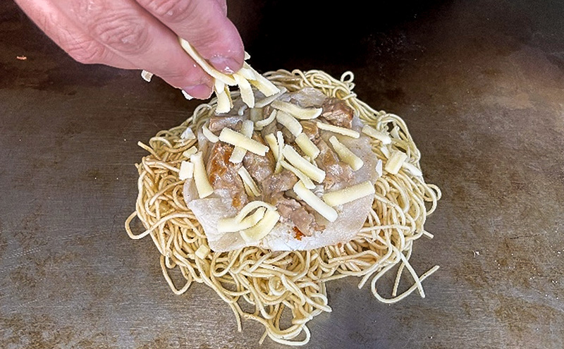 お好み焼き 安芸高田市 名物 あきたかた焼き 2枚（そば・うどん選択可） 冷凍 お惣菜 広島　そば