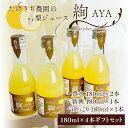 【ふるさと納税】梨ジュース絢　ギフト　180ml×4本セット(CI002)