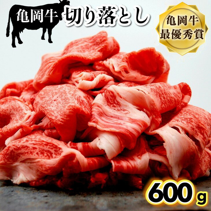 【ふるさと納税】亀岡牛 切り落とし 600g 京都いづつ屋厳選≪ ふるさと納税牛肉 ふるさと納税 訳あり 国産 和牛 牛肉 冷凍 きりおとし 切落し≫ ☆亀岡市 楽天ショップ・オブ・ザ・マンス2020年10月ふるさと納税賞受賞！