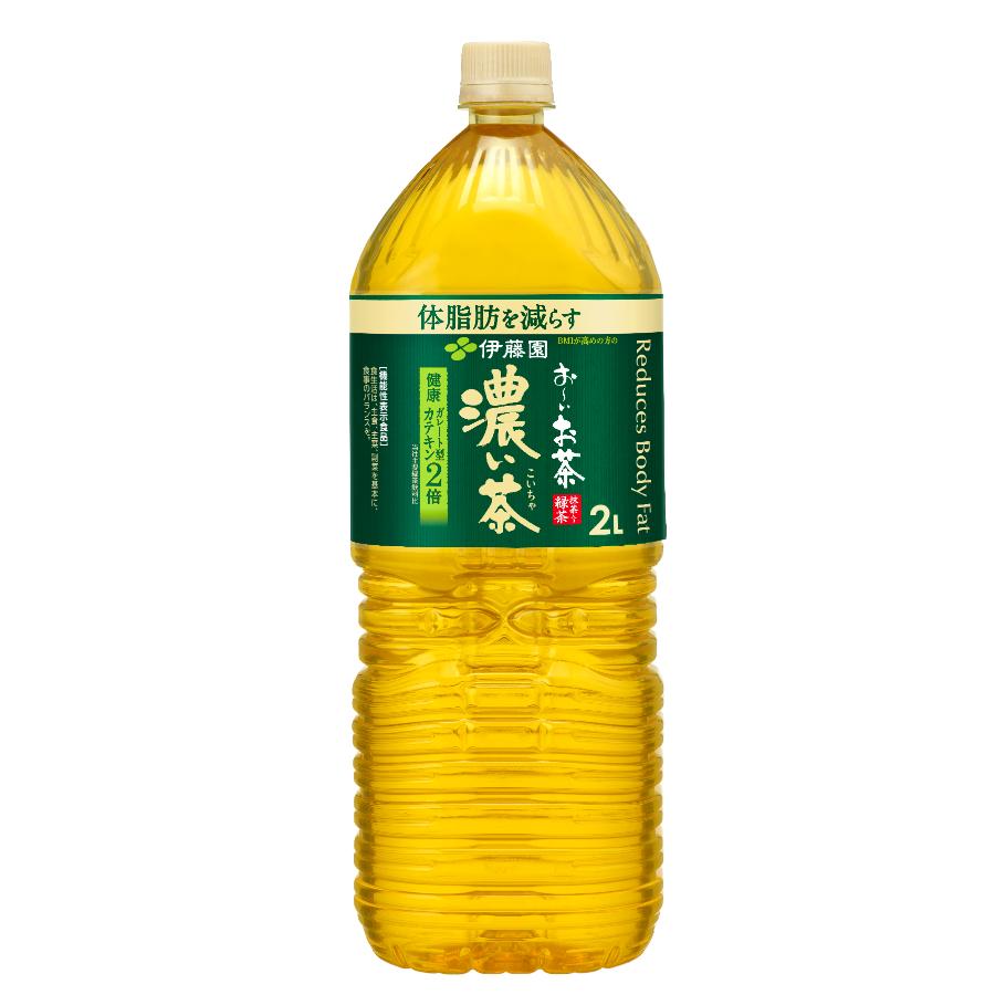 ＜伊藤園＞【機能性表示食品】伊藤園 お～いお茶濃い茶 PET2L×6本