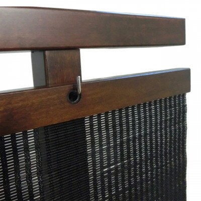 高さ116cm インテリア家具 衝立 ブラック パーティション【1368809】