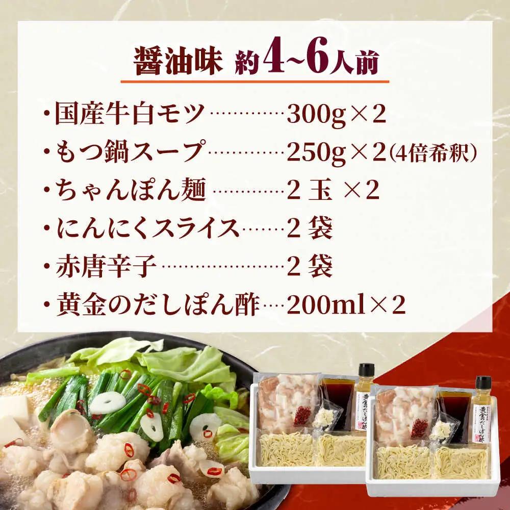 【厳選国産牛使用】博多もつ鍋 食べ比べパーティーセット(味噌味・醤油味)[BGAI026] モツナベ 食べ比べ