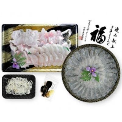 ふるさと納税 南あわじ市 【冷凍】淡路島3年とらふぐ(活てっちり・てっさ4人前)