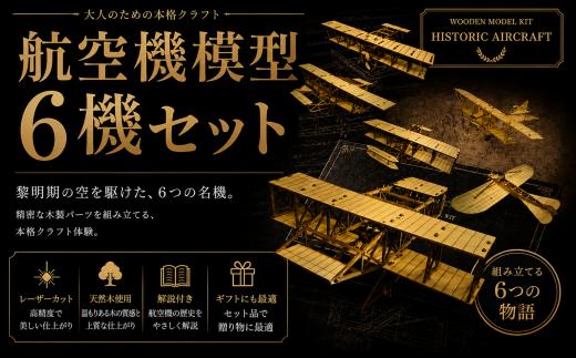 模型 航空機模型 6機セット | 航空機 飛行機 模型 モデル 航空機モデル 飛行機モデル 木製 組み立て 組立て キット アンリ・ファルマン1910年型 ライト式複葉機 ルイ・ブレリオ Ⅺ-2bis 奈良原式2号 会式1号 滋野式わか鳥号 インテリア インナーワークス合同会社 埼玉県 所沢市