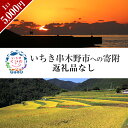 【ふるさと納税】≪返礼品なし・5,000円≫鹿児島県いちき串木野市への寄附【いちき串木野市】