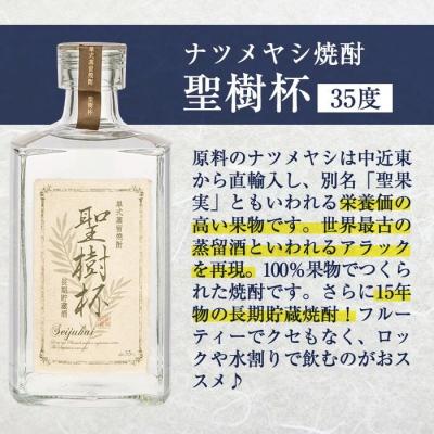 ふるさと納税 霧島市 なつめやし焼酎<十五年貯蔵酒>聖樹杯1本(500ml)【河内菌本舗】K-427 |  | 01